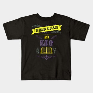 Keep Calm and Read On Vintage RC06 Kids T-Shirt